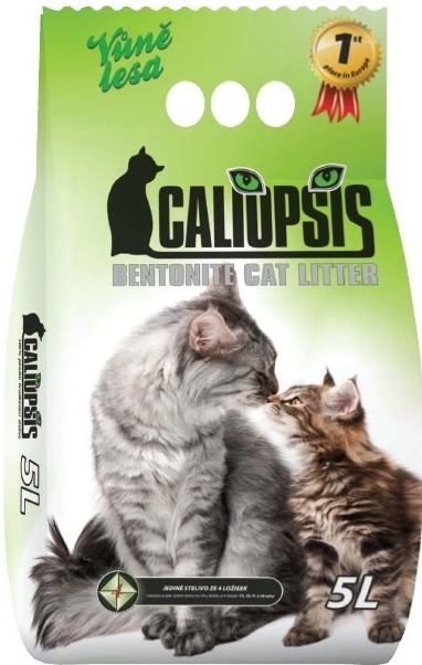 Bentonitové stelivo pro kočky CALIOPSIS VŮNĚ LESA